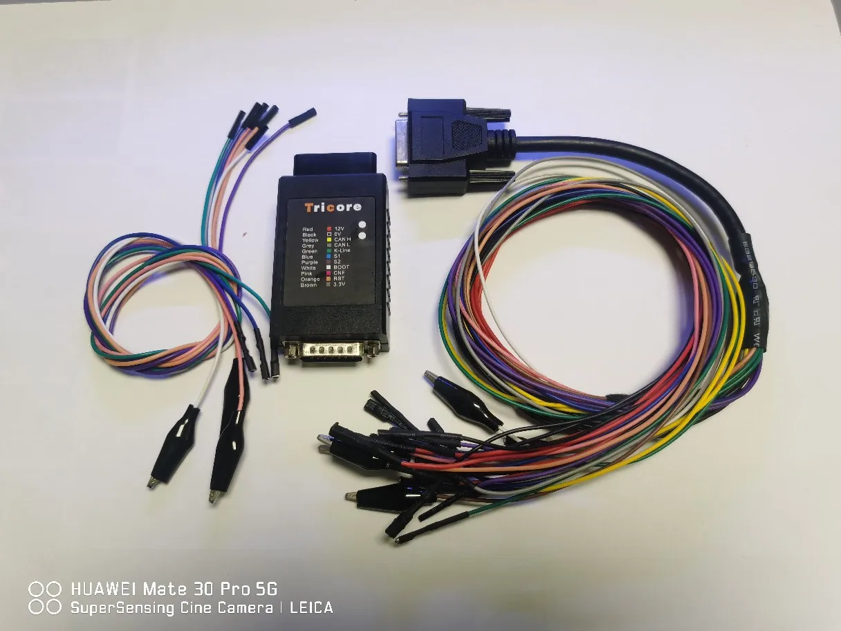 mpps v22 three-core starting cable full set of ECU power upgrade