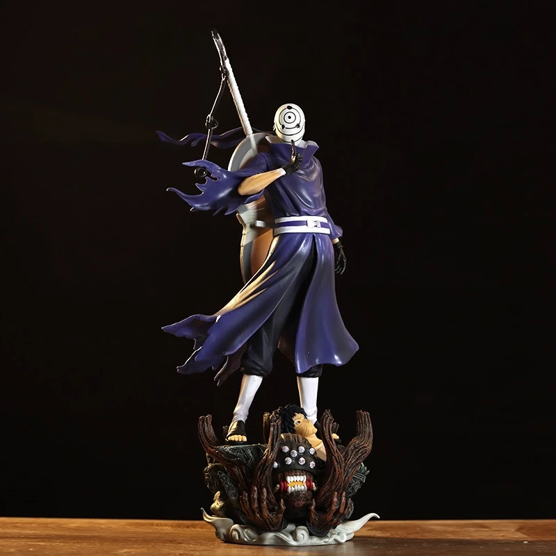 

Naruto Shippuden Uchiha Obito White Mask Akatsuki Action Figure Anime Collectible
