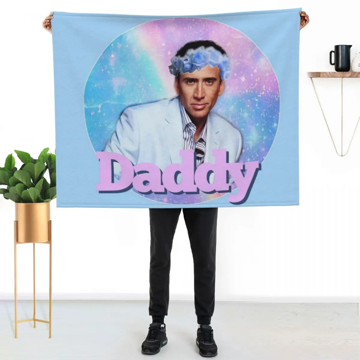 Daddy Throw Blanket Personalized Gift Summer Beddings Decoratives Soft Beds Hairy Luxury St Blankets