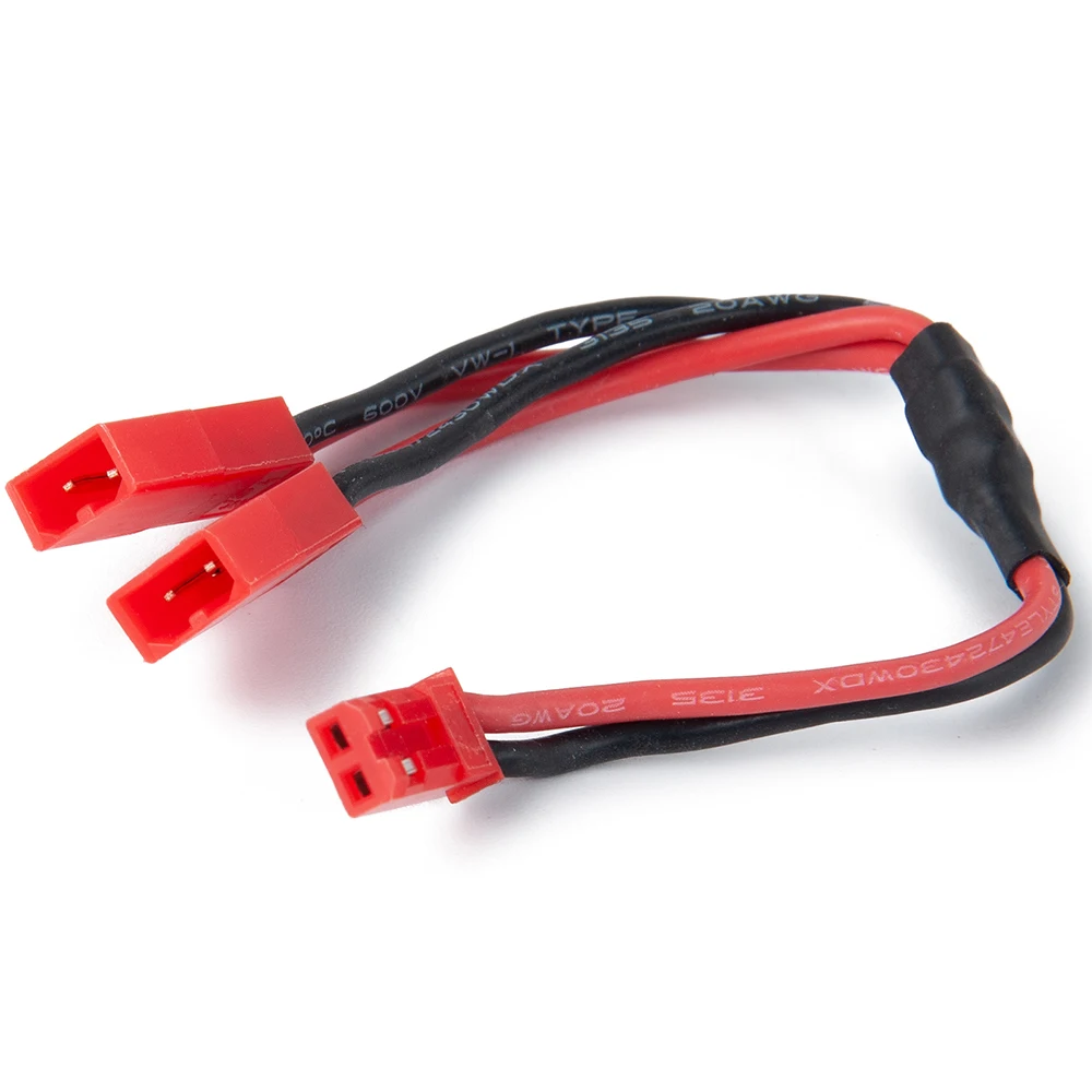 YEAHRUN Y Cable ESC Power Supply External Wiring JST Male Female Plug 1 TO 2, 1 TO 3 for 1/10 RC Crawler Car TRX6 TRX4 Bronco