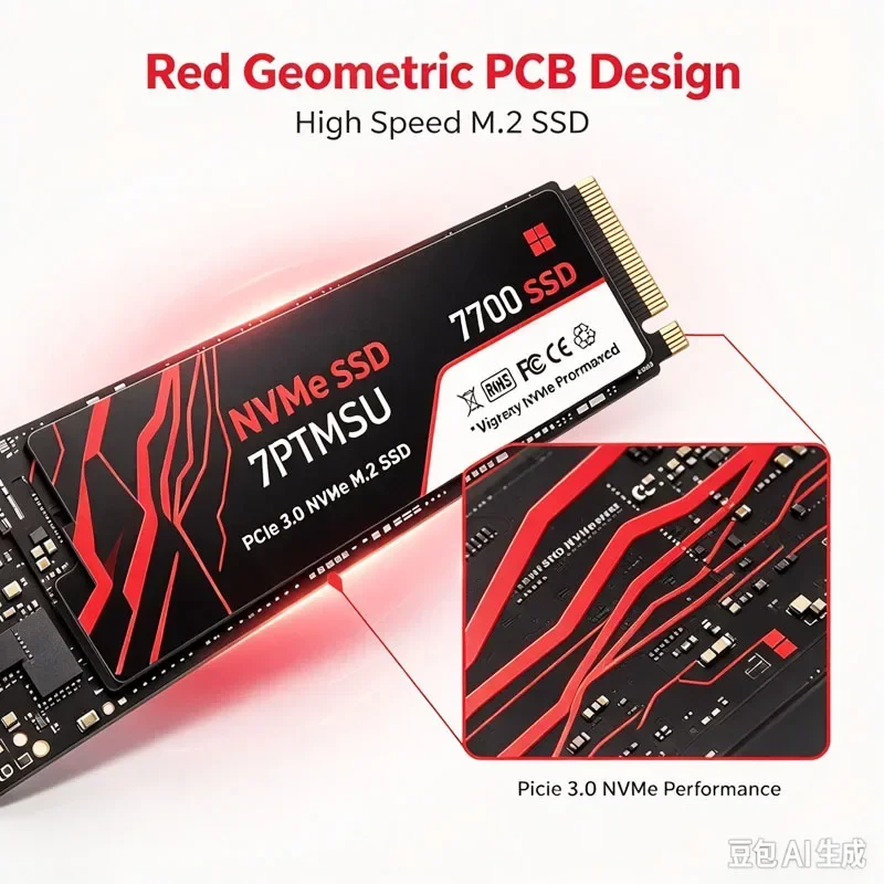 7700 SSD NVMe M2 4TB 500GB 1TB 2TB Nvme M2 SSD M.2 2280 PCIe 3.0x4 Internal Solid State Drives Disk for Laptop Desktop PC