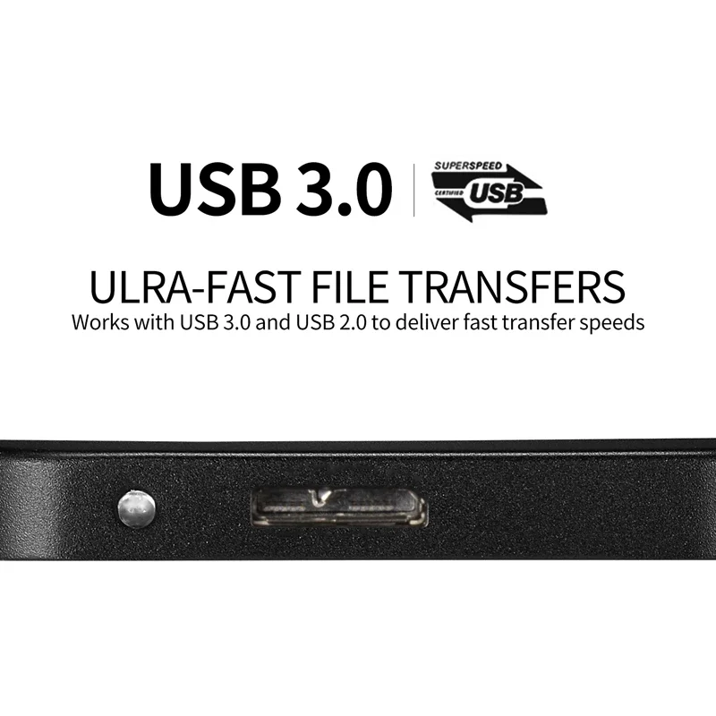 External Hard Drive SSD 1/2/4/8/16TB High-capacity Sata Interface High-speed Mini Portable External For Laptops/desktop USB 3.0