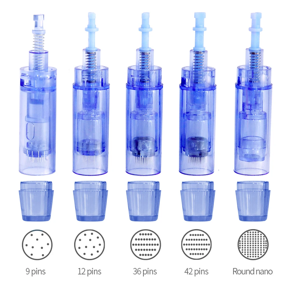 10-20-50-100-pezzi-cartucce-microneedle-blu-9-12-36-42-punte-monouso-per-penna-microneedling-derma-accessorio-di-bellezza-facciale