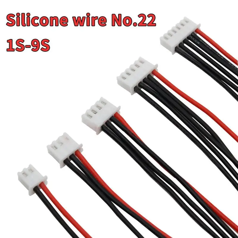 ''5Pcs/lot 1-9S Lipo Battery Balance Charger Cable IMAX B6 Connector Plug Wire Balanced Charging Line Wholesale view 2