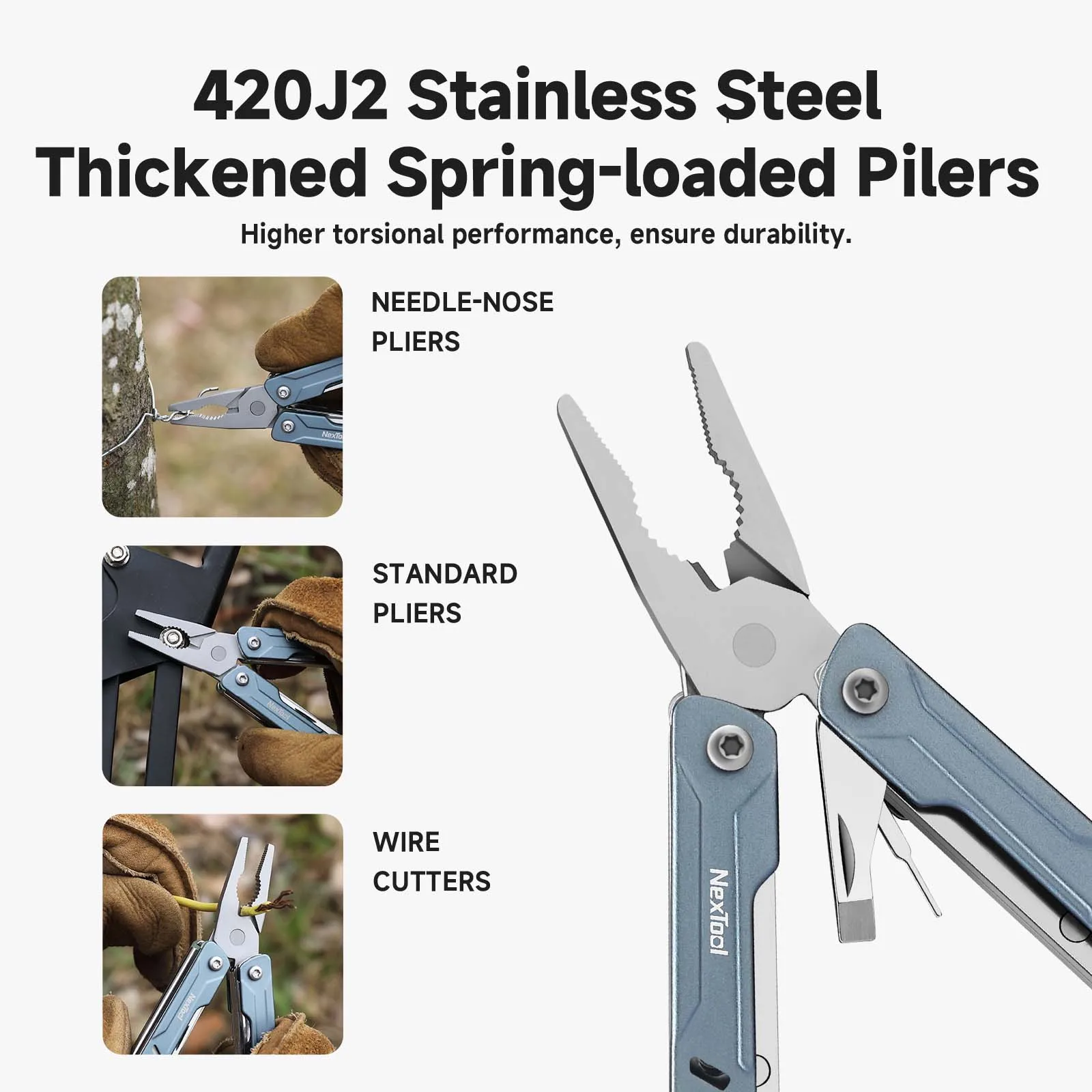 NexTool S11 كماشة بحار صغيرة 12 في 1 متعددة المهام ذو طيات سكين للطي جيب مفك مقص المحمولة EDC أدوات يدوية في الهواء الطلق