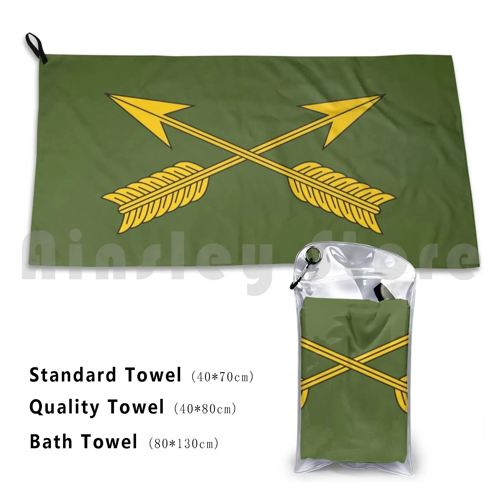 Army Special Forces Branch Emblem Custom Towel Bath Towel Army Special Forces Sf Sfg Special Forces Group De