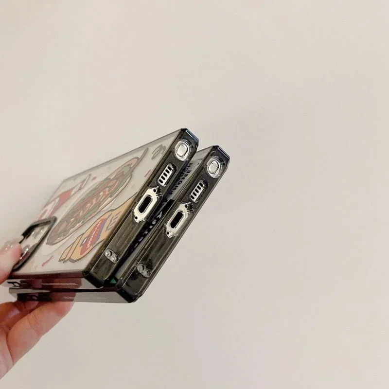 Cute Fashion Dinosaur Magnetic Acrylic Case for Samsung Galaxy S22 S23 S24 Ultra S24+ Plus Protective Shell