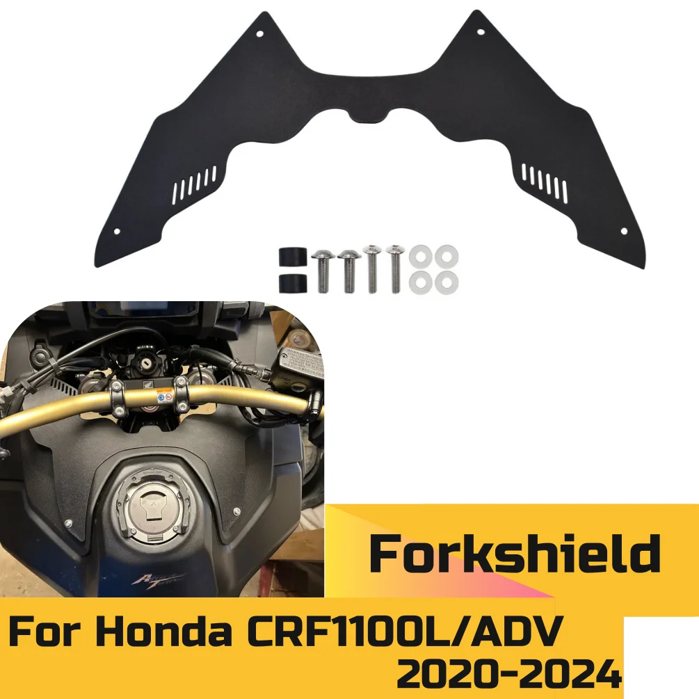 

CRF1100L Forkshield Updraft Deflector For Honda CRF 1100L Africa Twin ADV ES 2020-2024 Fork Shield Wind Motorcycle Accessories