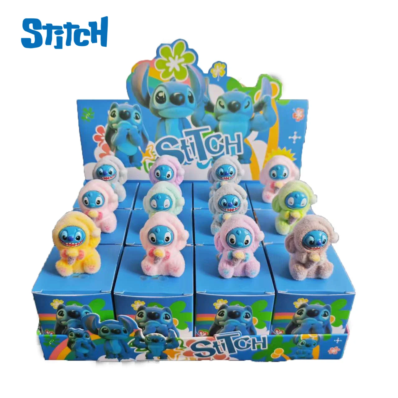 Disney Stitch Blind Box Figurki Stitch Zabawki Urocza Lilo i Stitch Lalka Mystery Box Torebka Zawieszka Dekoracja Prezent dla Dzieci Kolekcjonerski Niespodzianka