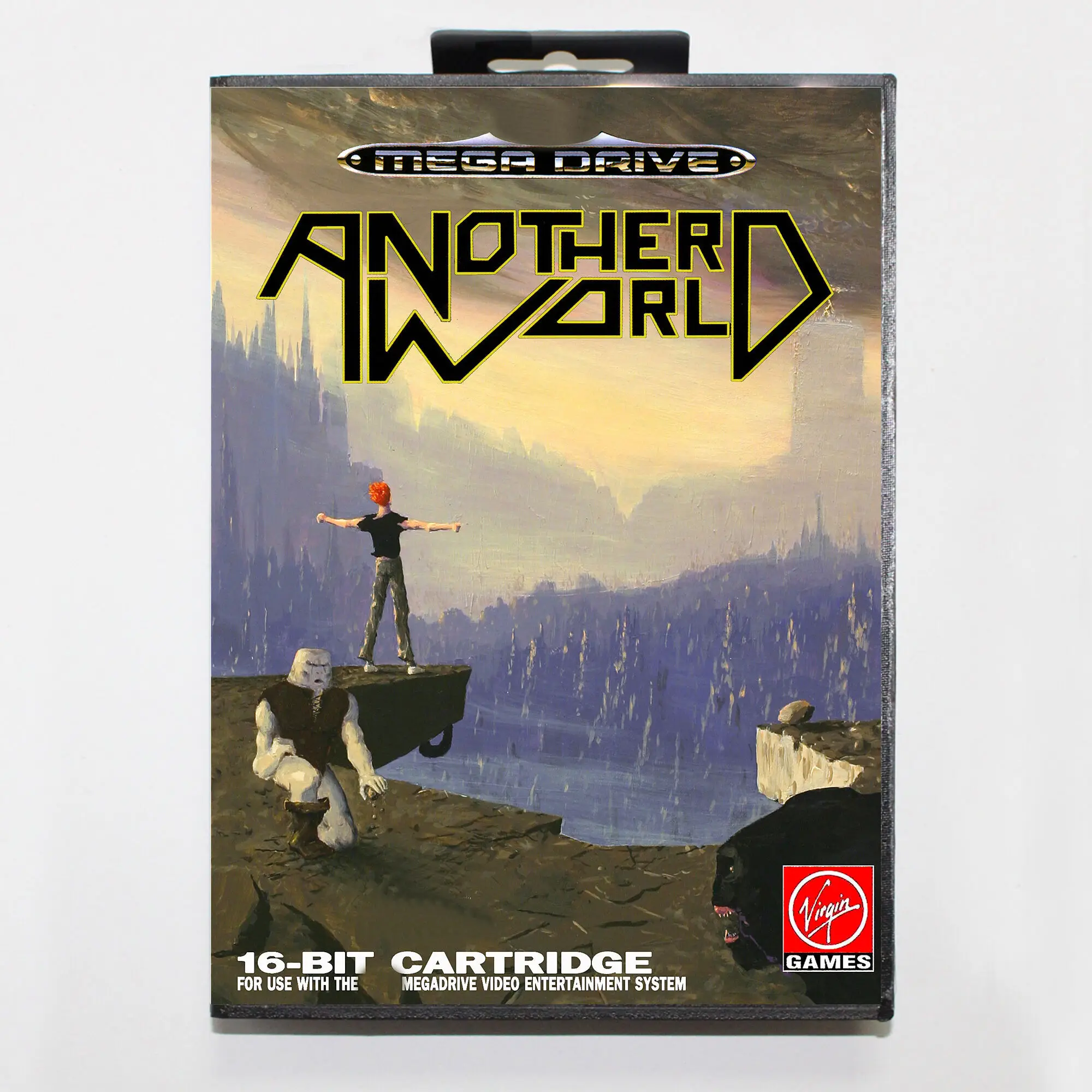 

Another World with EUR Box for 16 Bit Sega MD game Cartridge Megadrive Genesis system