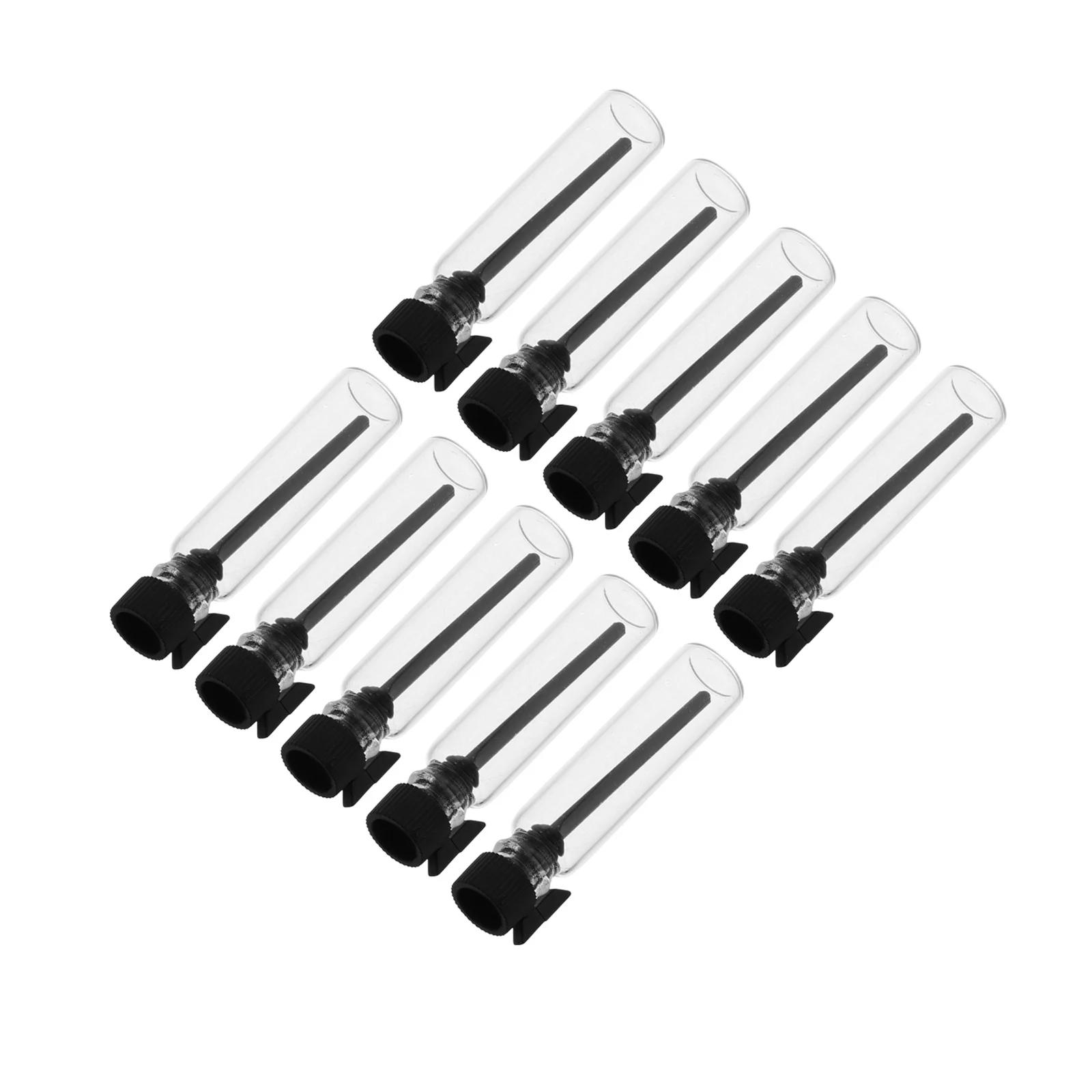 10 قطعة زجاجات عينة عطر زجاجية قوارير صغيرة محمولة حاويات الزيوت العطرية مانعة للتسرب حجم السفر قطارة العطر #1