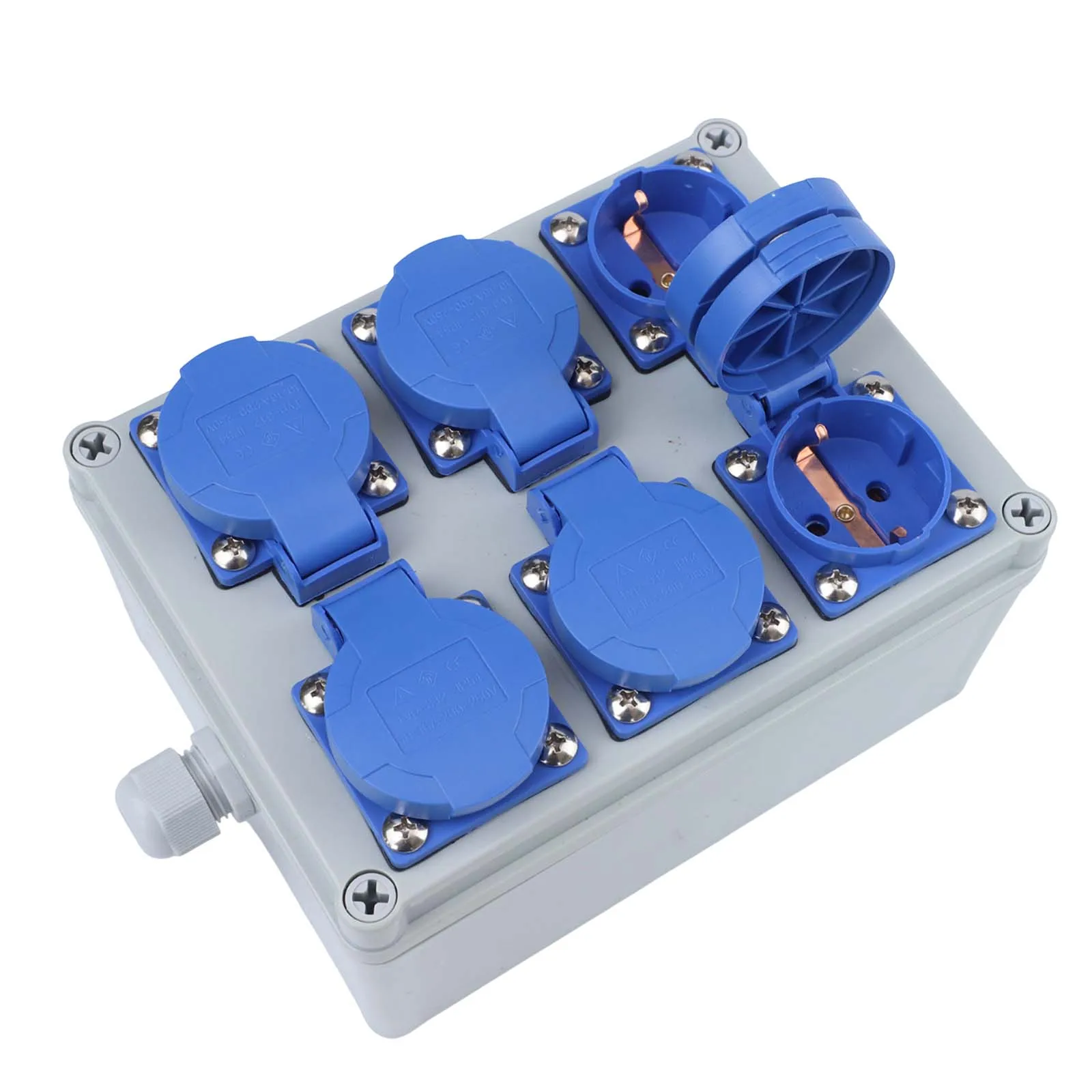 

Outdoor Power Supply Power Distributor Outdoor Activities Flame-retardant Plastic Enclosure Impact-resistant Case