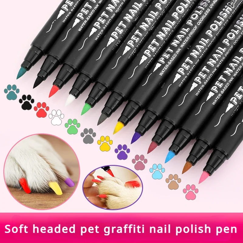 12 sztuk Nail Art Graffiti zestaw długopisów markery do paznokci ekologiczny wodoodporny rysunek malowanie Liner Brush DIY akcesoria do lakieru do paznokci