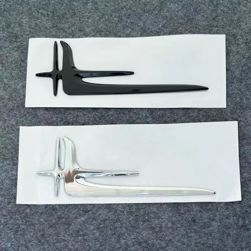 For Mercedes Benz fender side angel wing labels C-class E-class C200L extended version refit accessories pair decals stickers