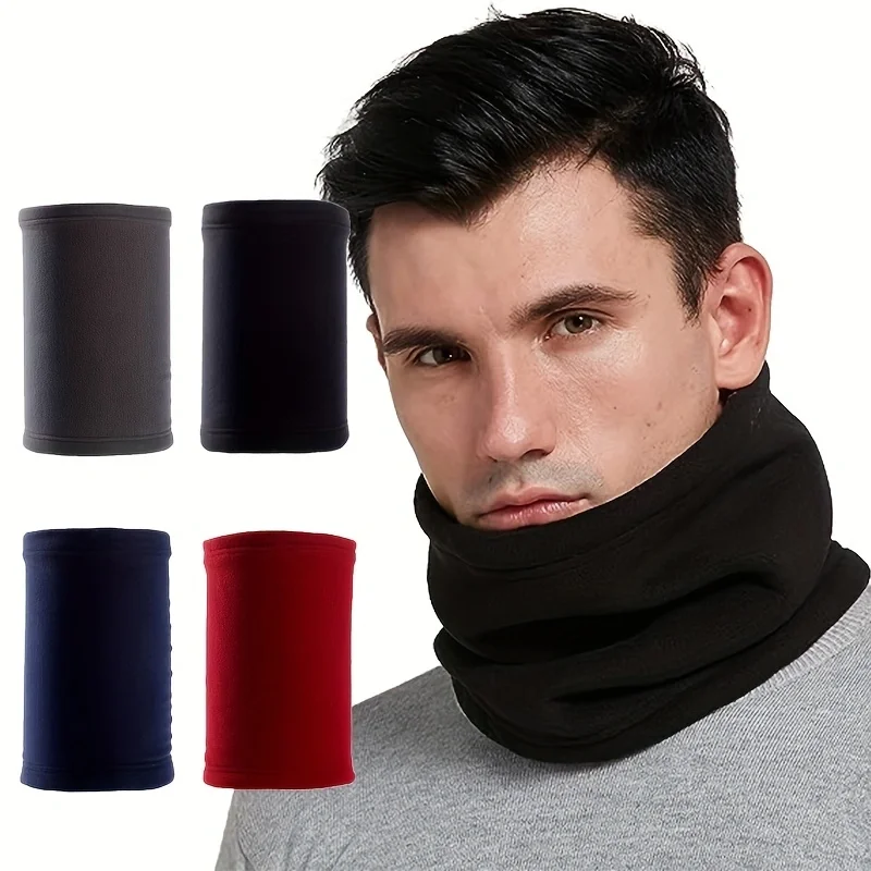 Winter-Halstuch, warm, winddicht, Polarfleece, Ski-Schlauch, Outdoor-Sport, kältebeständig, Thermo-Radfahren, Snowboard, Gesichtsbedeckung, Halsmanschette