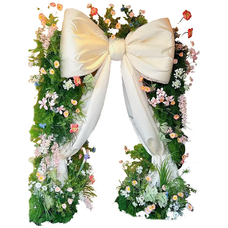 

Huge bow decoration set removable props window decoration