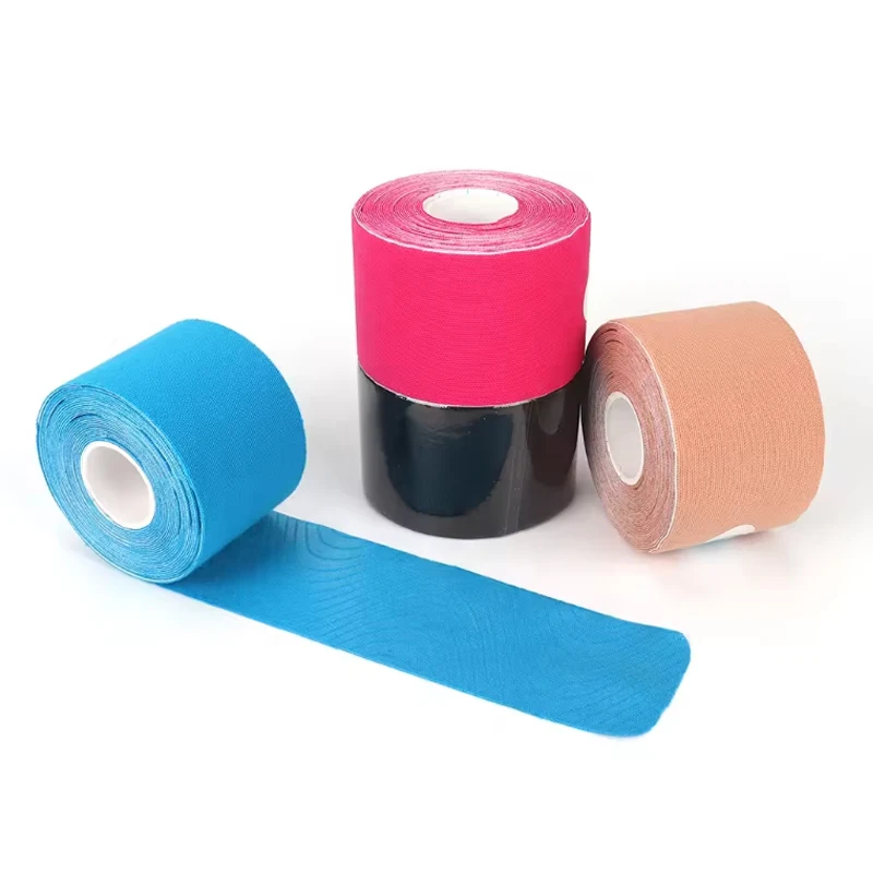 Fitness Pre Cut Muscle Patch Type I Elastic Exercise Muscle Patch Tape Intramuscular Tape Waterproof and Breathable Sports Tape