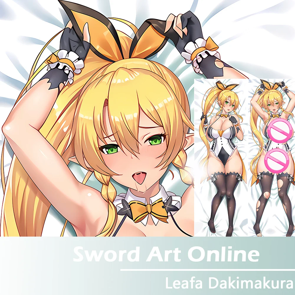 

Sword Art One Leafa Dakimakura Otaku Bedding Pillowcase Customize Cartoon Anime Game Hing Body Pillow Cover