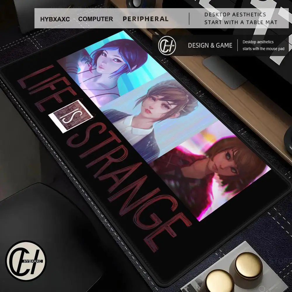 Life Is Strange Mouse Pad Gaming Accessories Keyboard Desk Mat Personality Non-Slip Mousepad to Custom Game Mousepad 900x400mm