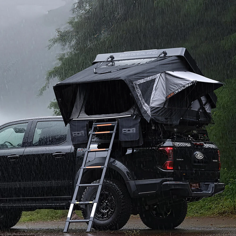 

Factory Newly Designed Automatic Side-Open Roof Top Tent 4x4 SUV Camping Tent For 2-3 Persons