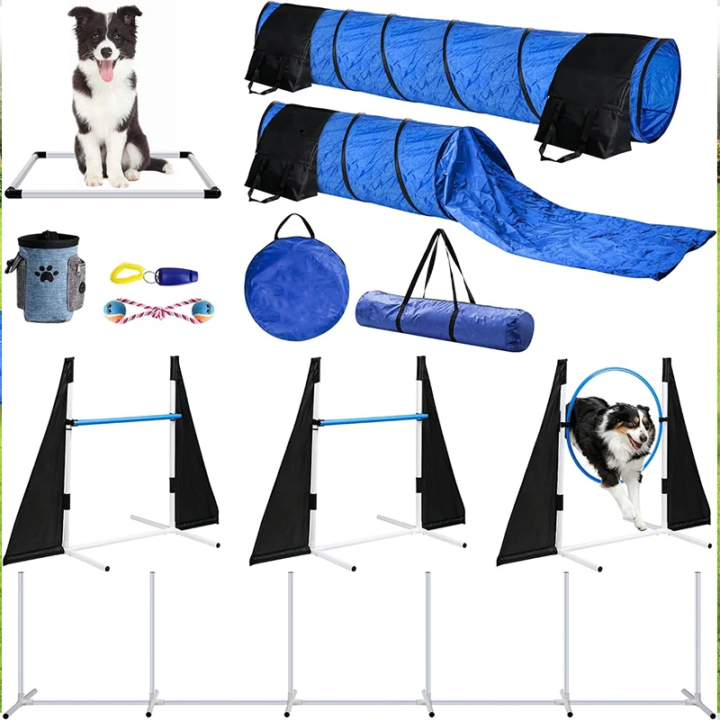 Outdoor Games with Tunnel 3m Dog Tunnel Agility Dog Training Equipment Outdoor