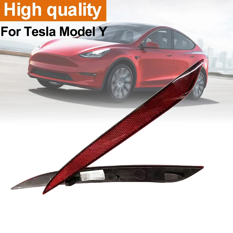 Per Tesla Model Y 2020-2022 paraurti posteriore riflettore lampada fendinebbia muslimaur accessori per auto