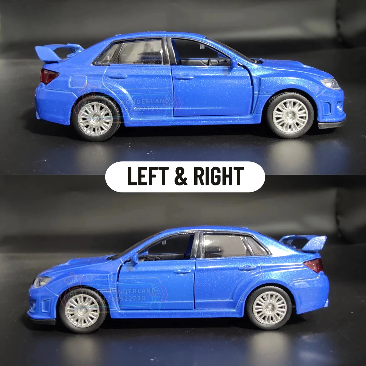 1:36 Subaru Impreza WRX STI 2010 Car Model Replica Scale Metal Miniature Art Home Decor Lifestyle Xmas Kid Gift Toy Collection