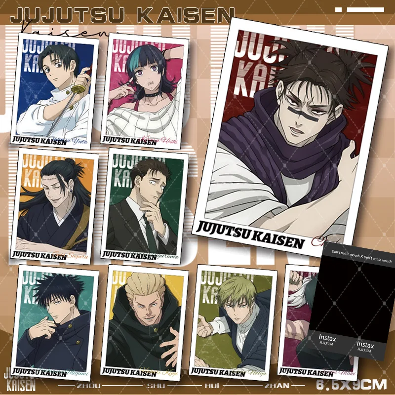 10pcs/set Anime Jujutsu Kaisen Photo Card Culling Game Yuji Itadori Choso Yuta Okkotsu Photocard Bookmark Collectible Decor Card