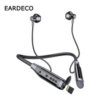 EARDECO 100 Hours Endurance Wireless Headphones Bass In-ear Bluetooth Headphone Earphone Music Sport Headset with Mic Stereo