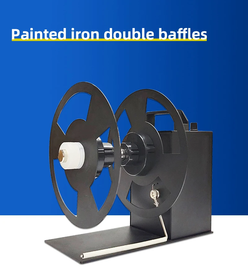 

Автоматическая перемотка для рулонов этикеток 180 мм A8, сильная перемотка и перемотка, 7-дюймовый настольный перемотчик для принтера этикеток со штрих-кодом