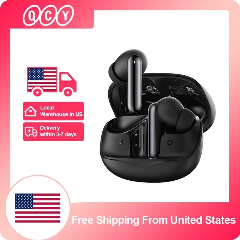 QCY Melobuds N50 ANC Bluetooth 5.4 Wireless Earphones Active