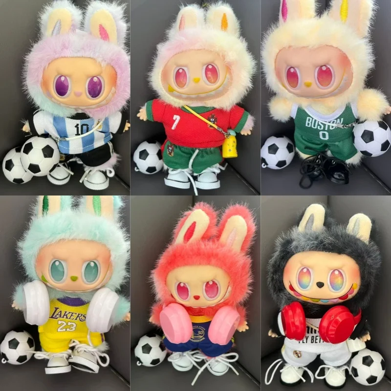

For Mini 15 17cm Labubu Doll'S Clothes Outfit Accessories For Football Playe Clothing For Labubu Idol Clothing Change Gift
