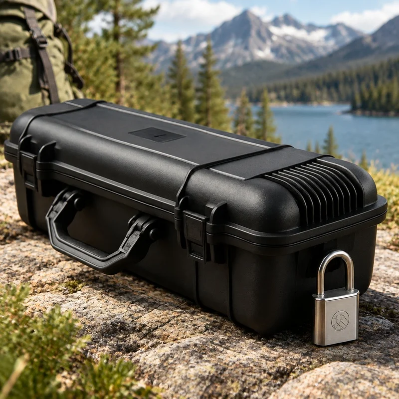Durable Protective Case with Foam Insert for Cameras and Instruments, Shock-Resistant Hard Shell Toolbox, Available in 6 Sizes