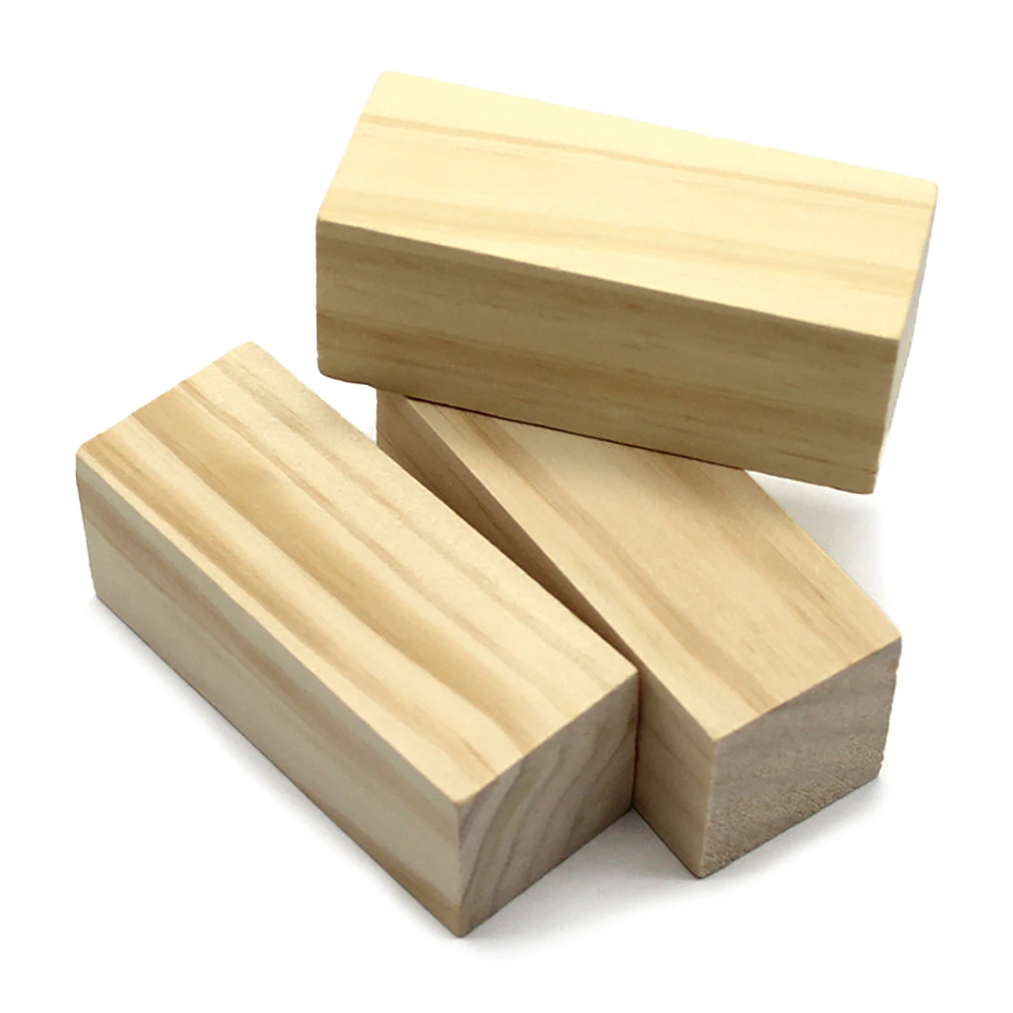 4*4*10cm 5*5*10cm Square Wood Block Unfinished Wooden Cubes DIY Model Material Crafts Decoration Puzzles Making Parts