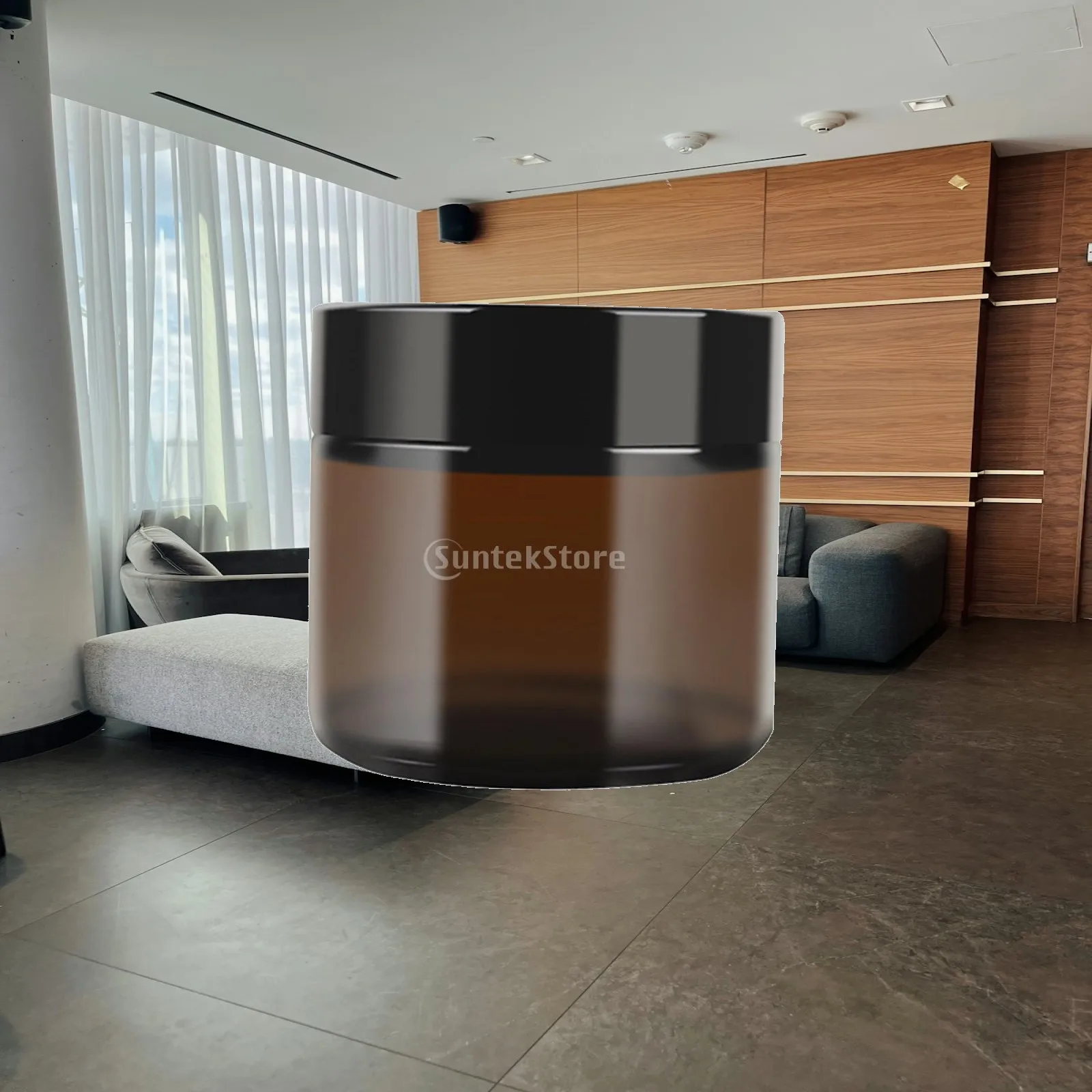 Generic Coffee Grinder Bean Bin Easy to Clean Blowing Bean Bin Small Easy Operate Glass for Home Use Cafe Replacements Parts