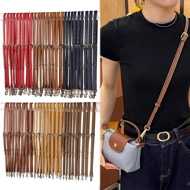 

Shoulder Strap And Buckle Kit For Longchamp Mini Bag Messenger Bags Crossbody Backpack Straps DIY Modification Accessories