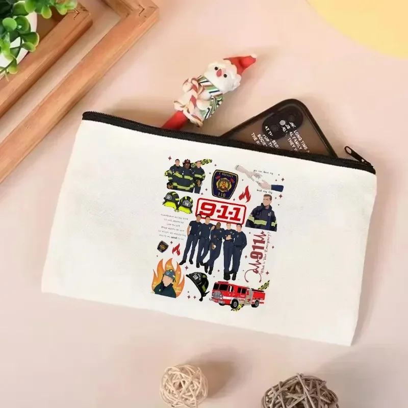 9-1-1 برنامج تلفزيوني قماش حمل حقيبة إيفان باكلي حقيبة كتف بوبي ناش قميص حقيبة الفيلم المسلسلات التلفزيونية الأمريكية حقيبة كتف