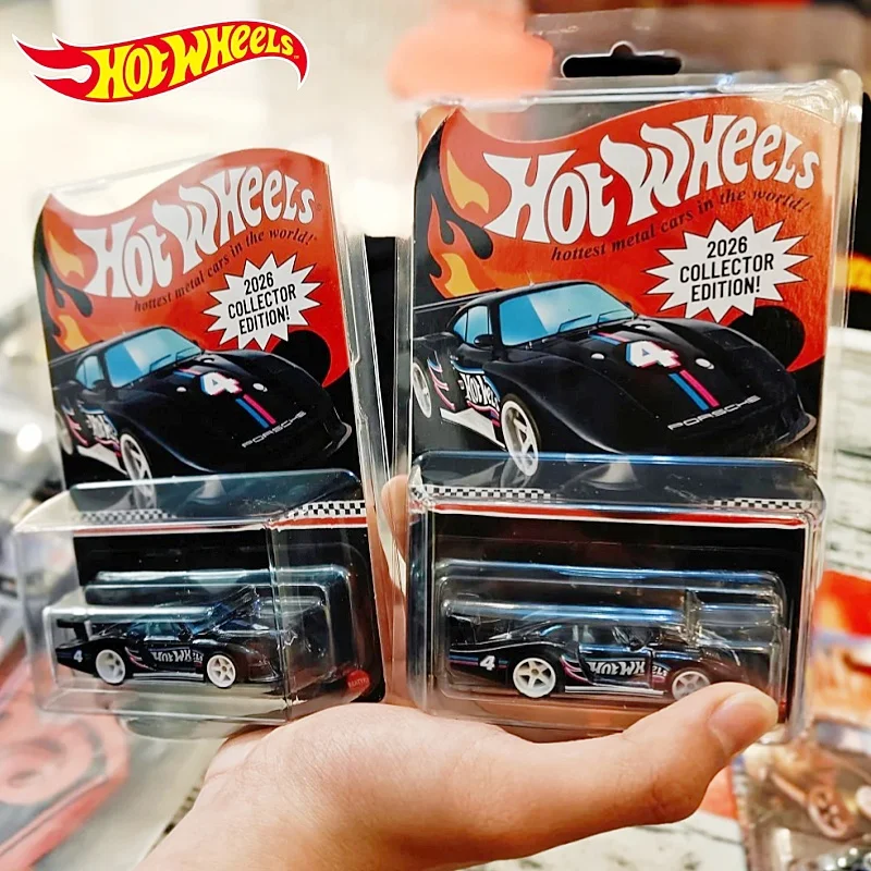 Hot Wheels 2026 Porsche 935 78 Diecast Car Model Collector Series Alloy Simulation Vehicle Hobby Display Gift