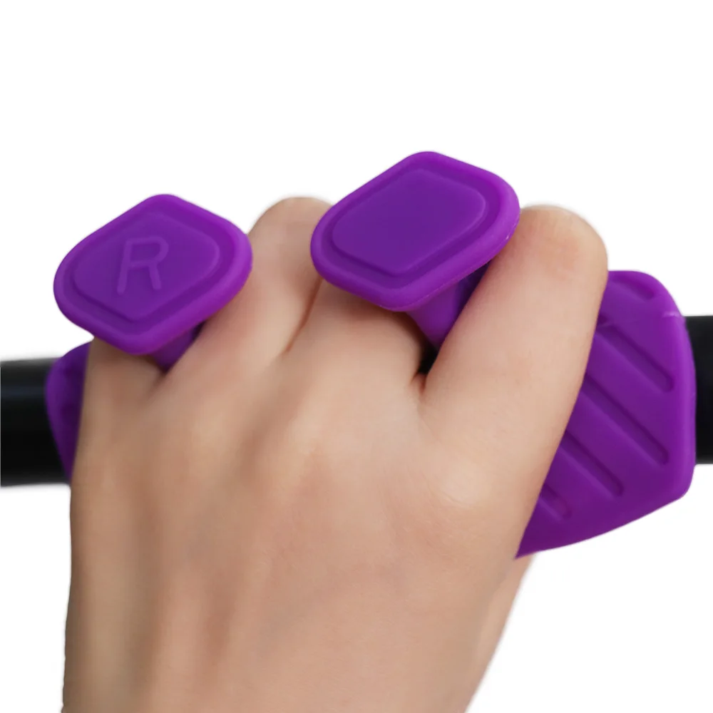 

1 Pair Ergonomic Weight Lifting Grips Anti-slip Elastic Workout Gym Gloves Anti-friction Thicken Silicone Palm Grips Gym/Fitness