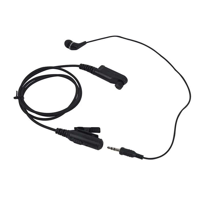 RISENKE-Dividable Earpiece Headset to 3.5 Audio,for Hytera PD602i BD612i HP608 HP682 PD662 PD600 PD602 PD662 PD680 PD685 X1E X1P