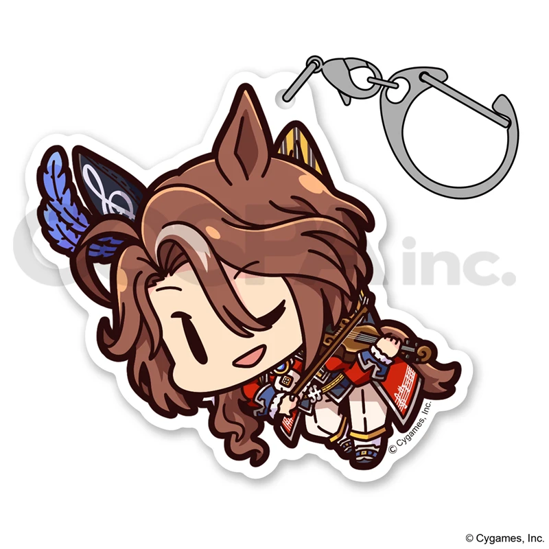 Pretty Derby Game Smart Falcon Satono Diamond Anime Cosplay Keychain Unisex Acrylic Pendant Keyring Key Chain Factory Wholesale