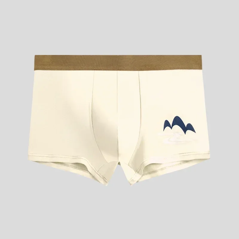 Teenagers pure cotton antibacterial underwear male boxer development period sports breathable shorts boys junior high school box