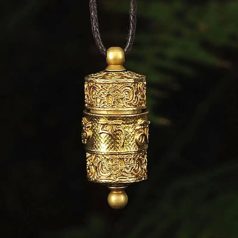 

Тибетский буддийский позолоченный молитвенный круг лечебный амулет кулон купить статуя