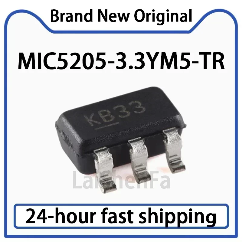 10PCS MIC5205-3.3YM…