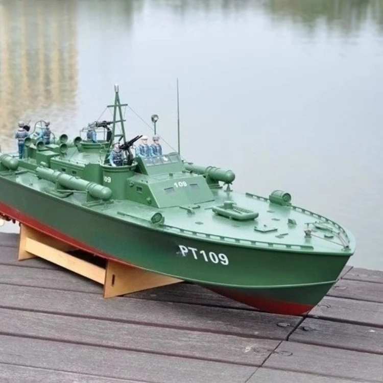 RC Boot 1:25 RTR Version PT-109 Torpedo Boot 1038mm Riesige Kriegsschiff Modell Universal Fernbedienung Racing Schiff Modell Spielzeug