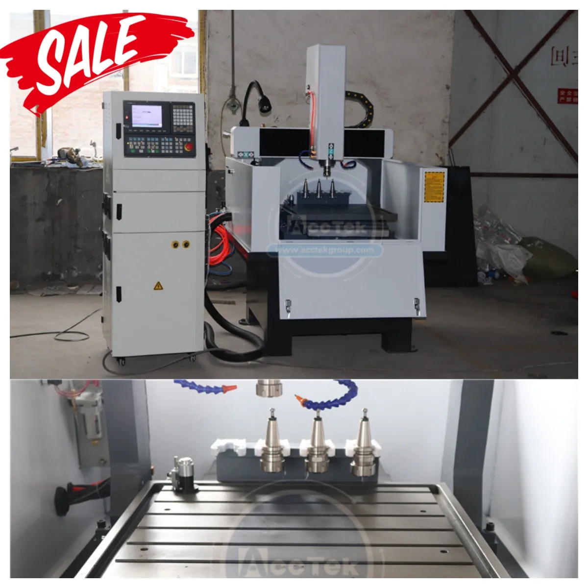 Mini Size 600*600mm CNC Metal Mold Making Mold Industry Pattern Engraving Machine Router for Logo Making for Small Business