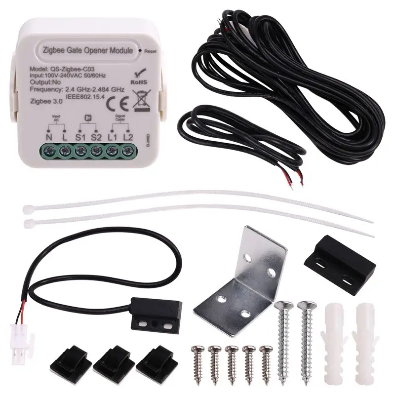 A92Z Tuya Smart Gate Door Opener Module ZIGBEE Gate Door Controller Module Garage Door Switch