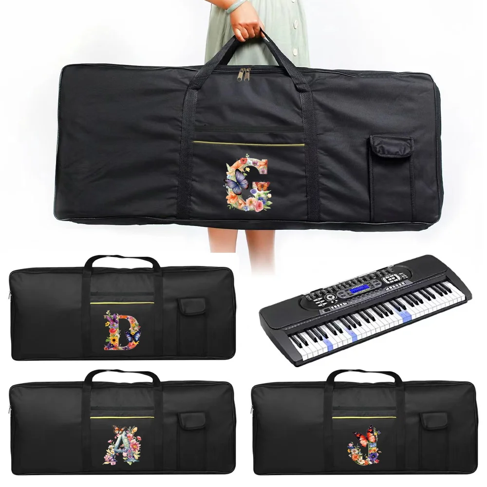 

Electronic Keyboard Bag Portable Handbag Musical Instruments Dustproof Package Electronic Organ Bags Butterfly Letter Series