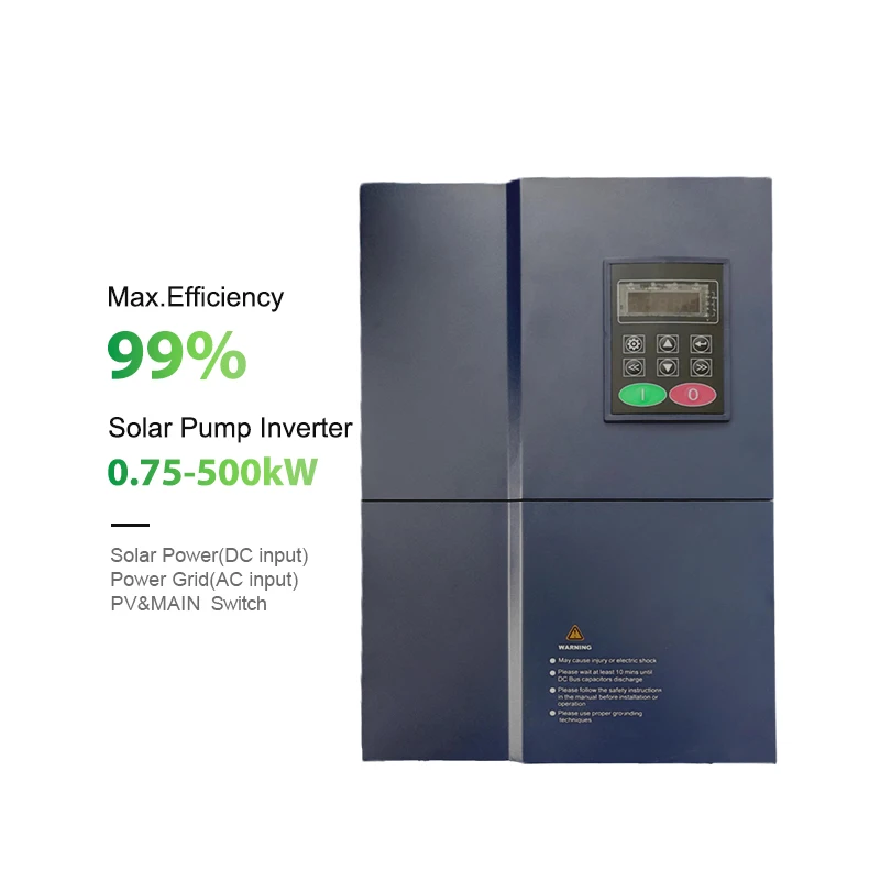 

Hot Sale 37kW 600hz Off Grid Solar Pump Frequency Inverter 380V DC to AC 50HP Deep Well Water Pumping Submersible Pump