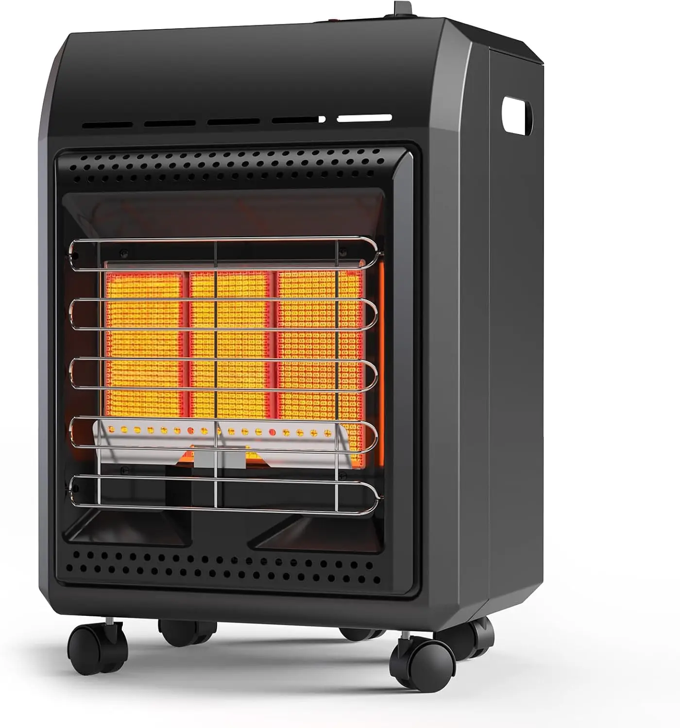 

Portable Propane Heater with 3 Settings, 6000-18000 BTU Output, Ideal for Garages, Yards, and Outdoor Spaces